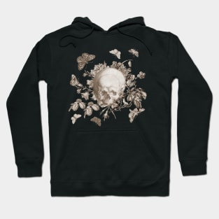 GOTHIC FLORAL SKULL Hoodie